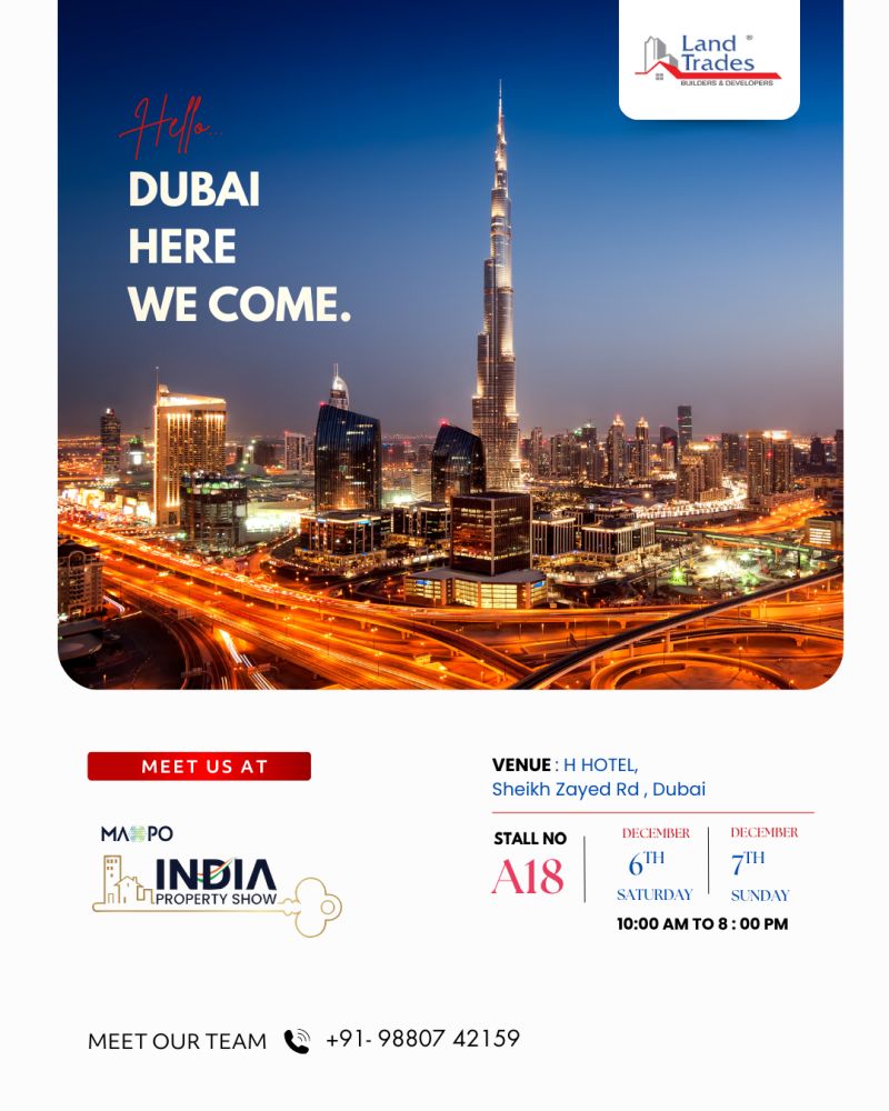 Land Trades to Showcase Mangaluru’s Finest Homes at India Property Show Dubai 2025