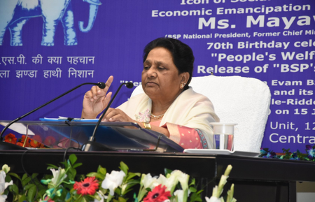 Increasing political interference in religion is fatal for society: Mayawati