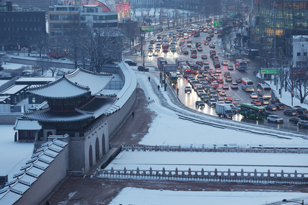 South Korea blanketed by heavy overnight snow