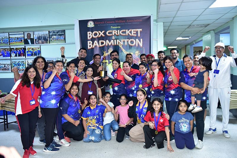 Kuwait Canara Welfare Association Hosts Successful Box Cricket and Badminton Tournament 2026