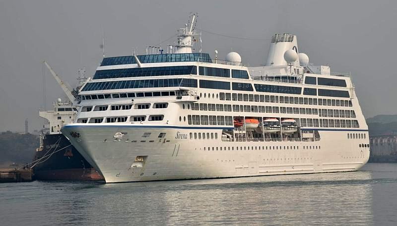 Third Cruise Vessel of the Season Calls at New Mangalore Port