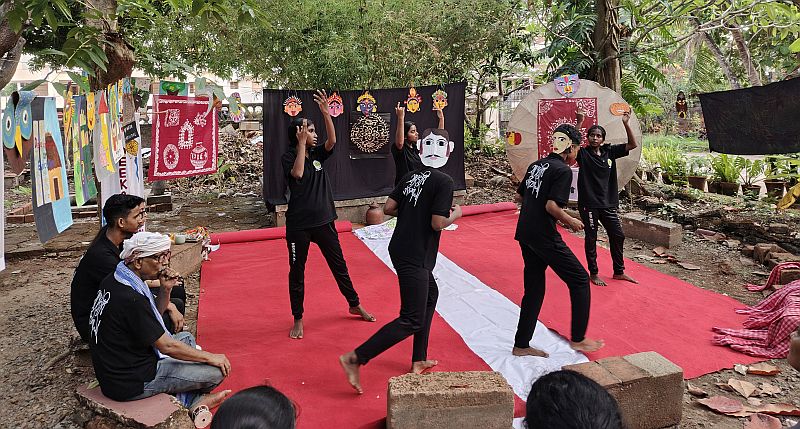Art Kanara Trust Hosts Bengal Children’s Play and Folk Art Workshops in Mangaluru