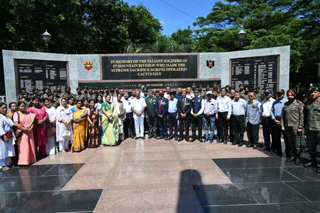 ತ್ರಿಪುರದಲ್ಲಿ ಕಾರ್ಗಿಲ್ ವಿಜಯ್ ದಿವಸ್ ಆಚರಣೆ