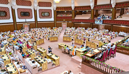 ರಾಜಸ್ಥಾನ ವಿಧಾನಸಭೆಯಲ್ಲಿ ಕಾಂಗ್ರೆಸ್ ಸಂಸದರ ಪ್ರವೇಶ ತಡೆ ಪ್ರತಿಭಟನೆ