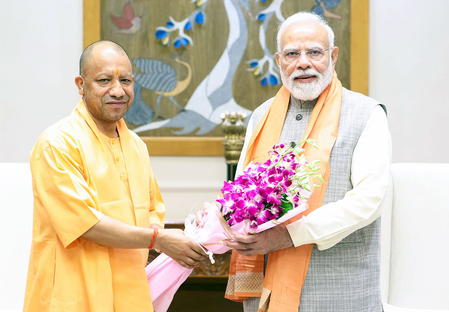 ಯೋಗಿ ಆದಿತ್ಯನಾಥ್ ದೆಹಲಿಯಲ್ಲಿ ಮೋದಿ, ನಿತಿನ್ ನಬಿನ್ ಭೇಟಿ