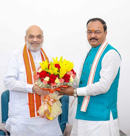 ಯುಪಿ ಉಪಮುಖ್ಯಮಂತ್ರಿ ಮೌರ್ಯ ದೆಹಲಿಯಲ್ಲಿ ಅಮಿತ್ ಶಾ ಭೇಟಿ