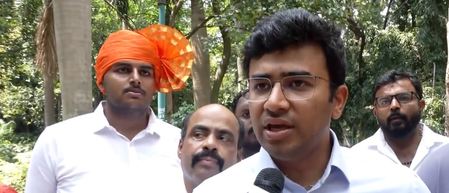 ರಾಹುಲ್ ಗಾಂಧಿ ಅರಾಜಕತೆ ಸೃಷ್ಟಿಸಲು ಯತ್ನಿಸುತ್ತಿದ್ದಾರೆ: ತೇಜಸ್ವಿ ಸೂರ್ಯ